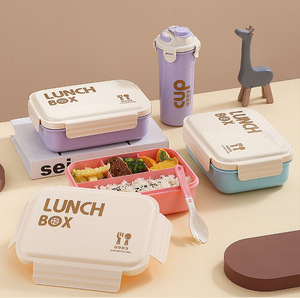 Fiambrera de una sola capa, contenedores de almacenamiento de alimentos Bento, fiambrera para microondas para niños y adultos - Product Image 6