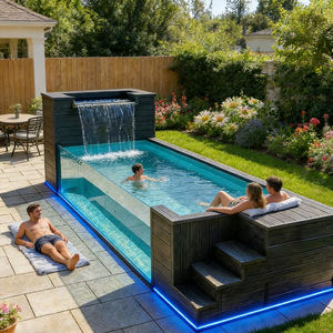 Piscine hors sol facile à assembler, stable, pour adultes et enfants. - Product Image 3