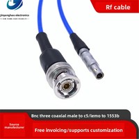 Câble de connexion de bus coaxial triple 1553B PL75-47 pour LEMO BNC aux câbles de communication C5 M17/176
