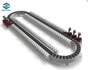 High Speed Conveyor Belt Sorter System Used For Express Logistics Warehouse