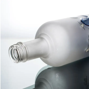 Alkollü viski likörü üreticisi Botella De Vidrio için 500ml 700ml 750 Ml votka buzlu cam şişeler - Product Image 5