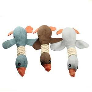 Kingtale Cartoon Wild Goose peluche giocattoli per cani resistenza al morso suono stridulo giocattolo per animali domestici per la pulizia dei denti - Product Image 2