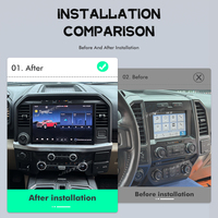 Radio para Auto de 13 Pulgadas para Ford F150 2015-2021, Android 13, Carplay Inalámbrico, GPS, Navegación, Reproductor Multimedia
