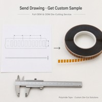 Ruban adhésif doré en polyimide PI, adhésif silicone haute température 260°C, découpe personnalisée pour PCB, SMT, soudure à la vague, électronique