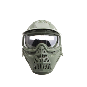 Casco con Máscara Facial Completa Personalizada, Gafas Antiviento y Antivaho, Malla Transpirable a Prueba de Viento, Máscara Protectora de Paintball, Ajuste Ajustable para - Product Image 3