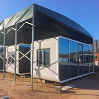 Cabine Apple insonorisée moderne, maison préfabriquée, capsule élégante, unité de vie modulaire de luxe pour le glamping en plein air