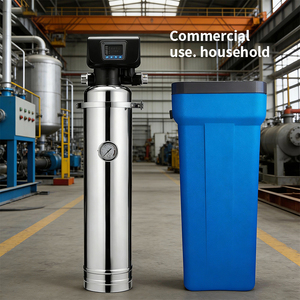 Sistema Industrial Automático de Ablandamiento de Agua de Alta Capacidad 1000-3000L/h, Purificador de Acero Inoxidable con Resina de Intercambio Iónico Central - Product Image 3