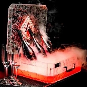 Wholesale Modern Customized Acrylic for Water Resistant Freestanding Easy Assembly Wine Bottle Box Suitcase <b>Display</b> <b>Case</b> for - Product Image 3