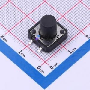 TS-1094S-A135B3-D2 Tactile Switch SMD Switch Single Pole Single Throw Round Button 2.5N Vertical Mount - Product Image 1