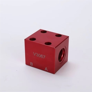 HUADEYEYA Placa base roscada de aislamiento a explosiones, bloque de circuito de aceite integrado V-3067 para elevación - Product Image 3