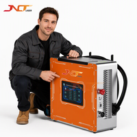 Machine de nettoyage au laser pulsé ultra-compacte JNCT LASER 500W, refroidie par air, portable, pour l'élimination de la rouille et de la peinture sur métal, avec certification CE