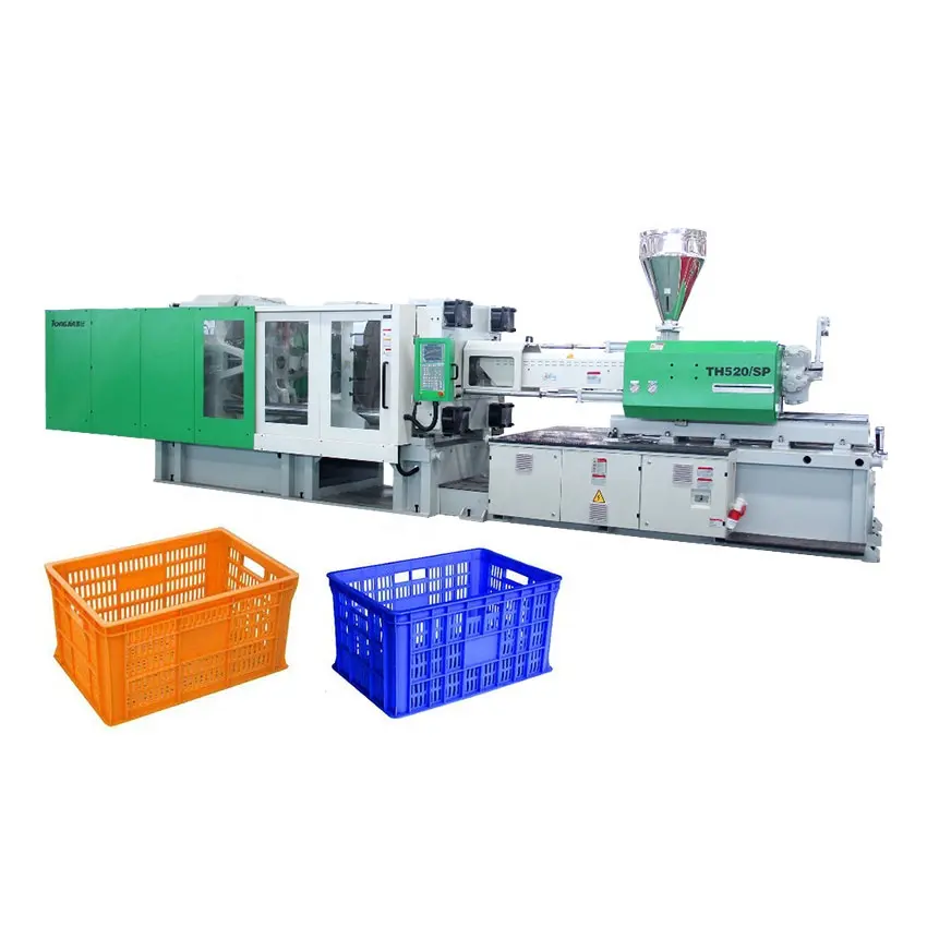 Tongjia TH520 de plástico vegetal de la fruta de la caja de envío o caja máquina de molde de inyección de la máquina