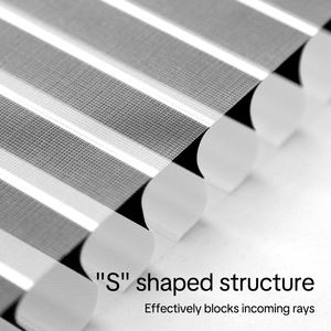 Persianas Shangri-<span class=keywords><strong>La</strong></span> de doble ventana, persianas enrollables motorizadas Alexa con pantalla transparente, instalación integrada, persianas <span class=keywords><strong>Shangrila</strong></span> - Product Image 4
