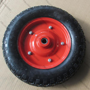Patrón de Peine de <span class=keywords><strong>rueda</strong></span> de goma neumática, 14 pulgadas, 3,50-8, 4pr con <span class=keywords><strong>eje</strong></span> de 240x20mm para <span class=keywords><strong>carretilla</strong></span> - Product Image 6