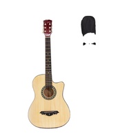 Wholesale Musical Instrument Y-38C Guitar 38 Inch Basswood Plastic Acoustic Guitar