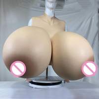 ZZZ Cup Gros seins artificiels en silicone avec gros seins Formes mammaires Faux seins Plaque pour Ladyboy Garçon à Fille Sissy Hommes