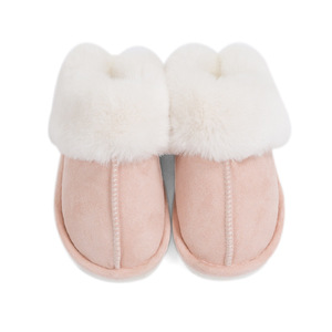 Zapatillas cómodas de Invierno para <span class=keywords><strong>mujer</strong></span>, pantuflas cálidas de casa, Foam viscoelástica suave y esponjosa, chanclas de felpa de piel sintética a la moda - Product Image 3