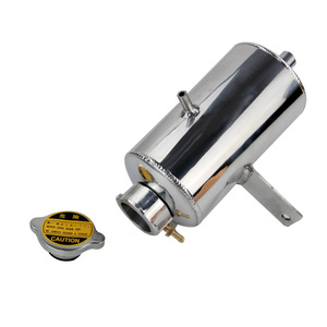 <b>Polished</b> Aluminum Alloy <b>Car</b> Water Tank 255mm 40mm For Automotive Modification Parts - Product Image 2