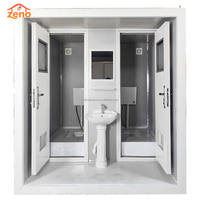 Salle de bain extérieure préfabriquée, toilettes et douche portables pour parc, petite salle de bain de camping, WC personnalisé en usine
