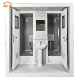 Baño Exterior Prefabricado, Inodoro y Ducha Portátiles para Parques, Baño Pequeño para Campamentos, WC Personalizado de Fábrica - Product Image 1