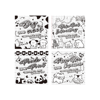 Ensemble de 9 timbres en bois combinés pour enfants