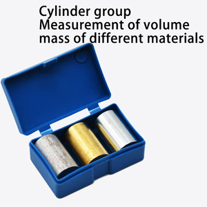 Herramientas <span class=keywords><strong>de</strong></span> enseñanza <span class=keywords><strong>de</strong></span> laboratorio escolar educativo, dispositivo experimental <span class=keywords><strong>de</strong></span> densidad física <span class=keywords><strong>de</strong></span> la <span class=keywords><strong>materia</strong></span>, juego <span class=keywords><strong>de</strong></span> cilindros sólidos cúbicos cuboides - Product Image 2