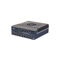 PC Embebido Rich I/O 11 LAN (8 con PoE) Compatible con Intel Core I3/I5/I7, Wi-Fi 4G/5G, RS-485 para Adquisición de Datos IoT con DC 24V