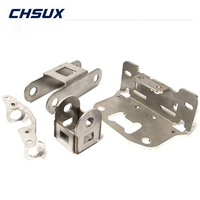 Support en tôle sur mesure CHSUX, pièces d'emboutissage en acier inoxydable, découpe laser OEM, quincaillerie de montage, boîtier de Chine