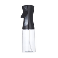 Botella de Spray Continuo con Nebulización Ultrafina de 200 ml, Material PET, Plástico, Especial para Peluquería, Recargable