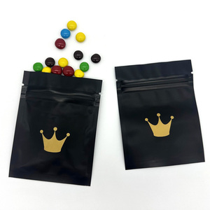 Eco Friendly Mylar Wedding Gift <strong>Bags</strong> Custom Printed Frosted Zipper <strong>Bag</strong> Grocery Flat <strong>Ziplock</strong> <strong>Bag</strong> With Custom Logo Low MOQ - Product Image 1