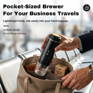 Wholesale 3 in 1 Self Heating Smart Travel Capsule <b>Coffee</b> Machine 20 Bar <b>Portable</b> Espresso <b>Maker</b> For Camping Fishing - Product Image 6