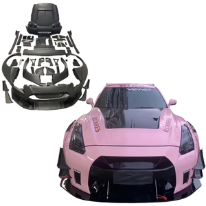 ชุดบอดี้กันชนสำหรับรถ Nissan GTR35 GT-R35อัพเกรดได้กระโปรงข้างสปอยเลอร์หน้าและหลังชุดตัวถังกว้าง <span class=keywords><strong>V2</strong></span>ปอนด์ - Product Image 1