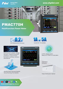 Thí điểm PMAC770H-N-N-N độ chính xác cao ba giai đoạn chất lượng điện phân tích hài hòa phân tích dạng sóng ghi lại với bảng điều khiển LCD - Product Image 6