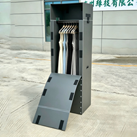 Boîte de rangement portable pour vêtements avec fermeture Velcro, résistante à la compression, durable, solution de rangement pour la maison