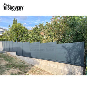 Panneaux de clôture de confidentialité en aluminium Ferro Slat Facile à assembler Modèle <span class=keywords><strong>3D</strong></span> Cadre en <span class=keywords><strong>bois</strong></span> Conception simple Usage résidentiel Pression naturelle - Product Image 5