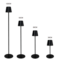 Lampes de table tactiles d'extérieur Bureau Lumière moderne de chambre à coucher Rechargeable Bar Sans fil Lampe de table de restaurant avec port de charge USB