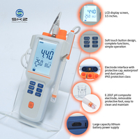 Medidor de pH Portátil PH110B 0.00-14.00pH, Pantalla LCD de 3.5 Pulgadas, Resistente al Agua IP65, Calibración de 1-2 Puntos, MTC, 400g, Probador de Calidad del Agua