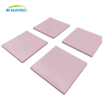 Coussin thermique en silicone conducteur personnalisé à haute efficacité pour la dissipation de la chaleur des GPU et des CPU