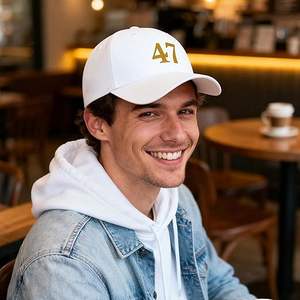 Gorra <span class=keywords><strong>Charlie</strong></span> Kirk 47 con Bordado Dorado USA 45 47, Gorra de Béisbol para Hombres y Mujeres, Gorra de Camionero Ajustable, Gorra Vintage de la Libertad - Product Image 3