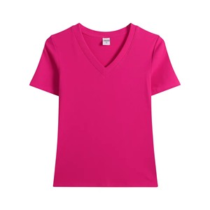 Fabricants de vêtements – Nouveauté : T-shirt décontracté à manches courtes et col en V pour homme, en polyester/coton 230 grammes, idéal pour l'été - Product Image 3