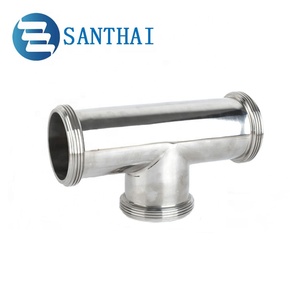 3A,DIN,SMS vệ sinh lớp thép không gỉ Tee - Product Image 3