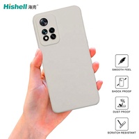 Support Logo Personnalisé Coloré Réel Liquide Silicone Couverture de Téléphone Antichoc Cellulaire Téléphone Cas Pour Mi 11i Hypercharge 5G