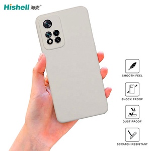 Hỗ Trợ Biểu Tượng Tùy Chỉnh Đầy Màu Sắc Bất <span class=keywords><strong>Silicone</strong></span> Lỏng Điện Thoại Bìa Di Động Chống Sốc Điện Thoại Di Động Trường Hợp Đối Với Mi 11i Hypercharge 5G - Product Image 2