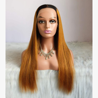 Perruques Lace Front Brésiliennes T1b Marron 100% Cheveux Humains, Tissages Frontaux, Véritables Perruques en Cheveux Naturels pour Femme