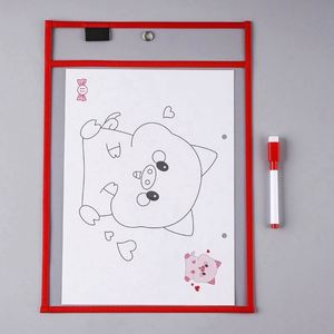 Fundas Transparentes Reutilizables de PET para Borrado en Seco, 10 x 14 Pulgadas, Fundas Colgantes para Escribir y Borrar para Niños, Aula y Regalos Promocionales - Product Image 3