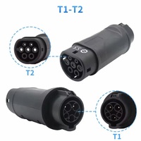 Adaptateur de chargeur de véhicule électrique T1-T2 3,5 kW Type 1 vers Type 2