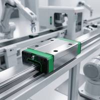 Chariot de guidage linéaire de précision pour charges lourdes, pour machines de fraisage CNC et applications robotiques
