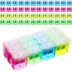 Vente chaude 8mm double trou <span class=keywords><strong>taille</strong></span>-<span class=keywords><strong>crayon</strong></span> en plastique bureau papeterie conteneur dans des couleurs assorties pour les écoles et les cadeaux - Product Image 6