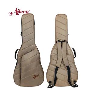 Sac de <span class=keywords><strong>guitare</strong></span> acoustique personnalisé kaki 41 pouces étui <span class=keywords><strong>rigide</strong></span> couleur beige 1680D tissu oxford avec éponge de 5mm appliquée à l'intérieur (BGW16825) - Product Image 1