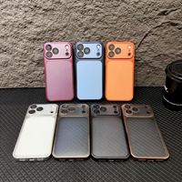 Coque de téléphone translucide mate rouge cerise pour iPhone 18 Pro Max, 17, 11, 12, 13, 14, 15, 16 Pro Max – Coque arrière souple antichoc
